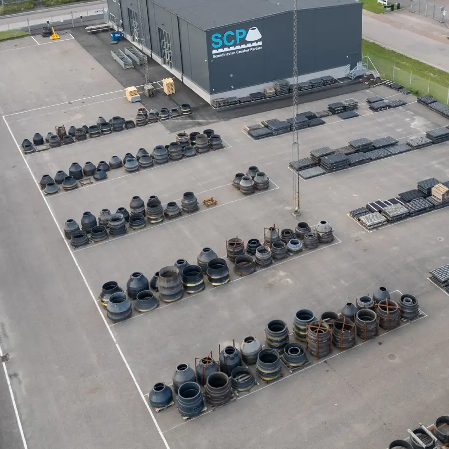 Снимак дрона складишта SCP-а