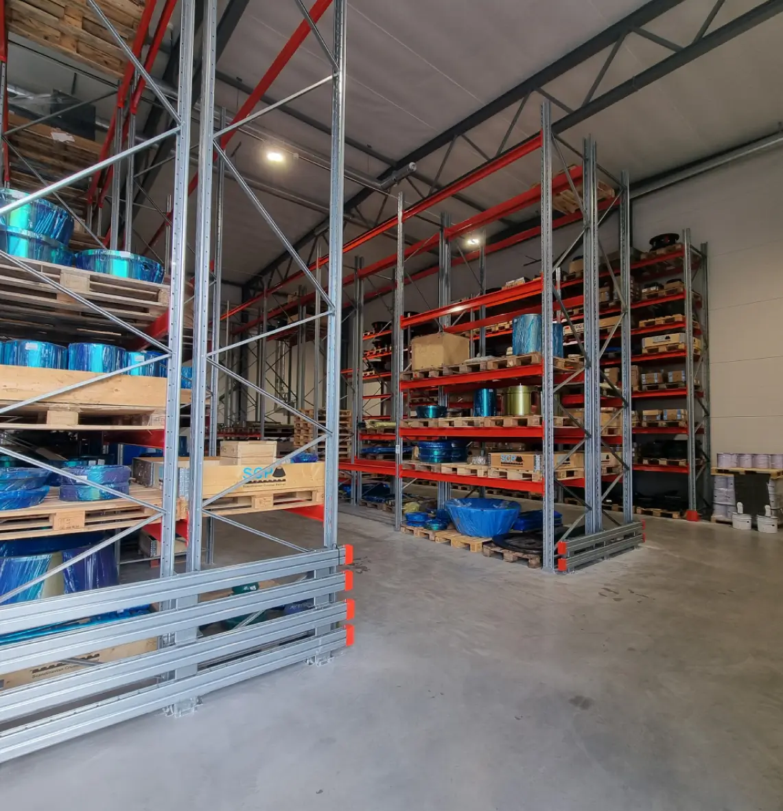 Bild på SCP:s lager utomhus